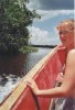 ... mit Allans Boot auf'm Black River (die Blumen hat er mir natrlich in's Haar gesteckt)
